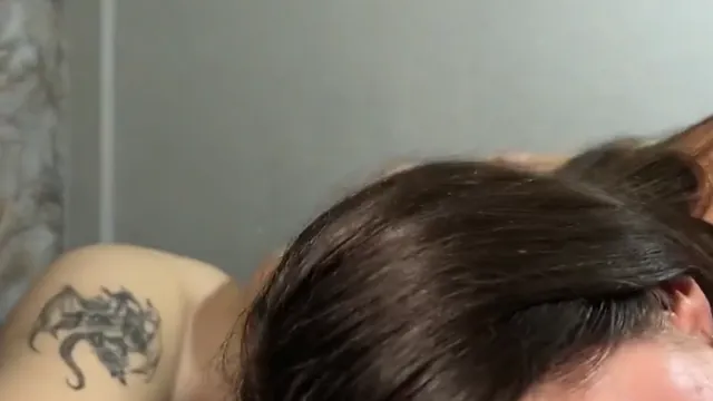 Bisexual women in a home threesome, frame 6 of 8